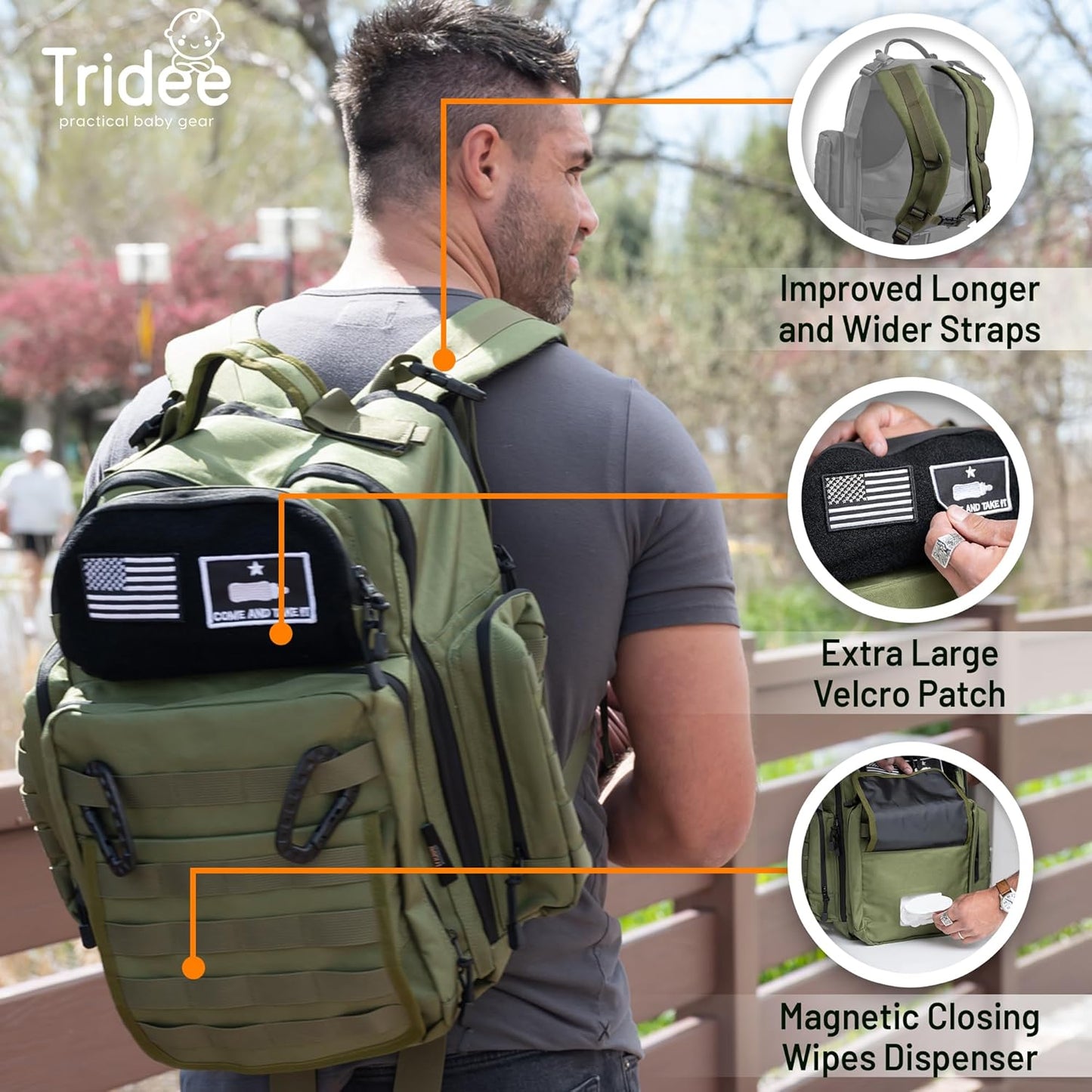 Dad Diaper Bag Backpack