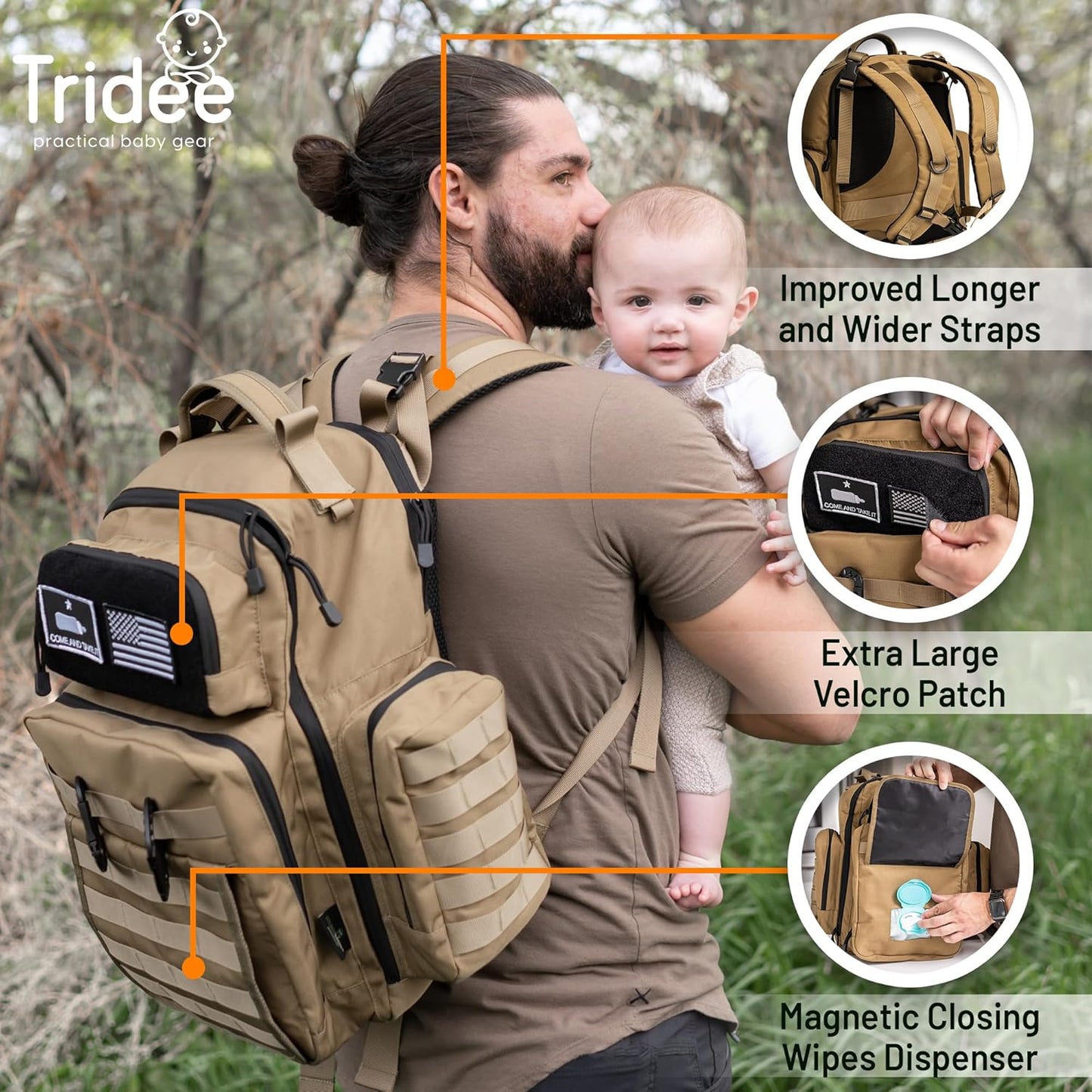 Dad Diaper Bag Backpack
