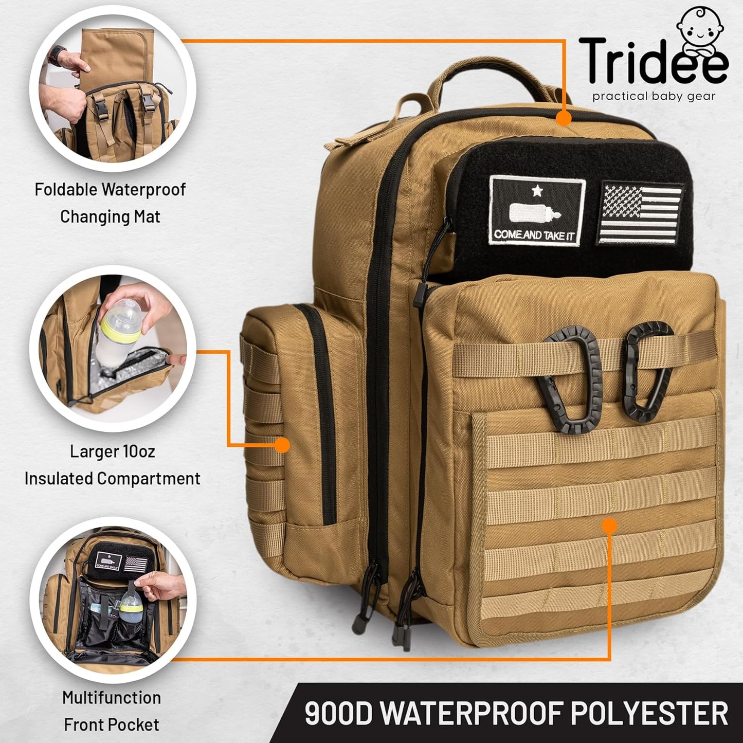 Dad Diaper Bag Backpack